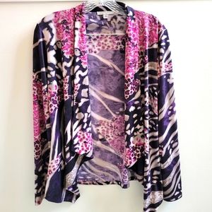 Alberto Makali Print Cardigan XS
